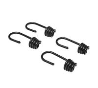 WERKA PRO Ganci in Acciaio plastificato Lotto di 4 Pezzi per tenditore da 8 a 9 mm