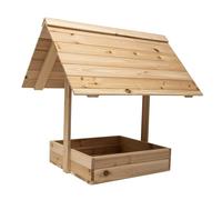 WERKA PRO Mangiarifiuti in Legno per polli 70 x 60 x h 70cm
