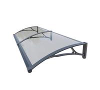 WERKA PRO Marquise in Alluminio e policarbonato 80x240 cm