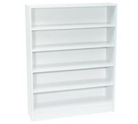 WERKA PRO Mobile di scaffalature Bianche con 5 Ripiani