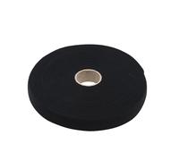 WERKA PRO Nastro Elastico in Pile Nero 25 mm x 10 m