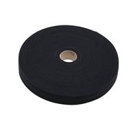 WERKA PRO Nastro in Serge di Cotone Nero 50 m 30 mm