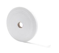 WERKA PRO Nastro Sergé Bianco 100% Cotone Biologico 20 mm