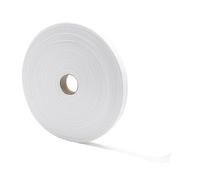 WERKA PRO Nastro Sergé Bianco 100% Cotone Biologico 20 mm