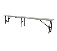 WERKA PRO Panca Pieghevole 244 cm - Grigio Chiaro
