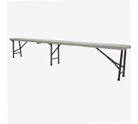 WERKA PRO Panca Pieghevole 244 cm - Grigio Chiaro