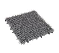 WERKA PRO Pavimento Grigio in Erba Sintetica 30 x 30 cm Confezione da 6