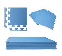 WERKA PRO Pavimento per Piscina Blu 50x50cm Spessore 1cm 8 Pezzi