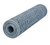 WERKA PRO Rete zincata a Maglia Esagonale di 25 mm 1 x 10 m