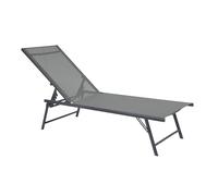 WERKA PRO Sedia a Sdraio Grigia Regolabile 5 Posizioni