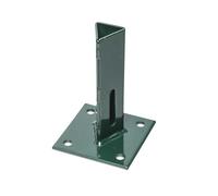 WERKA PRO Supporto palo in Ferro Forma T Verde