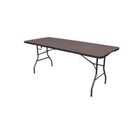 WERKA PRO Tavolo Pieghevole Aspetto Legno 180x74x74cm