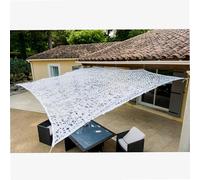 WERKA PRO Telo d'ombra Forato Bianco 4 x 5m