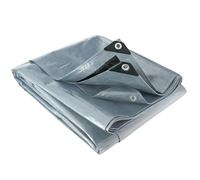 WERKA PRO Telo Multifunzione Grigio e Nero 200 g/m2 2,4 x 3 m