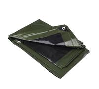 WERKA PRO Telo Multifunzionale Nero e Verde 240 g/m2 1,5 x 6 m
