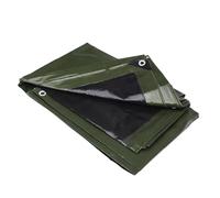 WERKA PRO Telo Multifunzionale Nero e Verde 240 g/m2 2 x 8 m