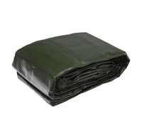 WERKA PRO Telo Multifunzionale Nero e Verde 240 g/m2 8 x 12 m