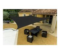WERKA PRO Telo ombreggiante Grigio in Poliestere Quadrato 5 x 5 m