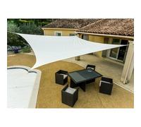 WERKA PRO Telo ombreggiante Quadrato Bianco 3,6 x 3,6 m
