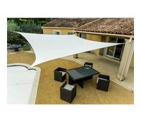 WERKA PRO Telo ombreggiante Quadrato Bianco 5 x 5 m