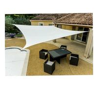WERKA PRO Telo ombreggiante Rettangolare Bianco 4 x 5 m