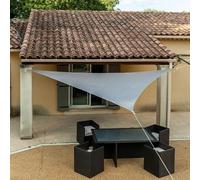WERKA PRO Telo ombreggiante Triangolare 160g/m2 Taupe 5 x 5 x 5 m