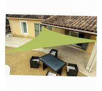 WERKA PRO Telo ombreggiante Triangolare Verde 5 x 5 x 5 m