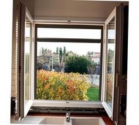 WERKA PRO Zanzariera avvolgibile in Alluminio per Finestra 80 x 130 cm