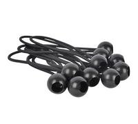 Werkapro 11281 - Attacchi per telone WERKAPRO-11281-attacco rapido elastico, 10 pezzi, colore: Nero, Nero