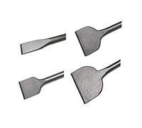 WERKON SDS Plus - Set di scalpelli da 250 mm, 4 pezzi, 20, 40, 60, 75 mm, scalpello largo