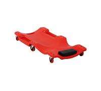 Werkstattrollbrett mit KopfstÃ¼tze DURHAND Roter Fahrzeugrollrollbrett Robuster Stahlrahmen Glatte RÃ¤der