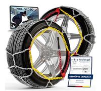 WERKTHOR 2x Catene da Neve - Catene da Neve Omologate per Auto - Aderenza Ottimale & Montaggio Facile - Catene Auto in Metallo - Per Diverse Dimensioni di Pneumatici