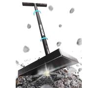 WERKTHOR Costipatore Manuale 11,5 kg in Acciaio - Compattatore Terreno Manuale con Piastra 20x20 cm e Manico T 83 cm - Strumento per Compattare Terra, Asfalto e Ghiaia