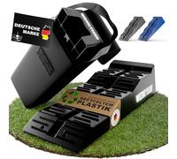 WERKTHOR Cunei per Camper [Set di 2] Cunei Robusti per Caravan, Camper e Rimorchi [<5t] Massima Aderenza su Qualsiasi Superficie - Inclusa Borsa