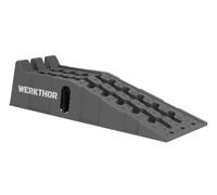 WERKTHOR Rampa Carrabile per Auto - [Set di 2] Rampe Carrabili per Auto per La Massima Aderenza - Robusto Sollevatore per Auto per Qualsiasi Superficie - Cunei Carrabili Perfetto per Veicoli Fino a 5t