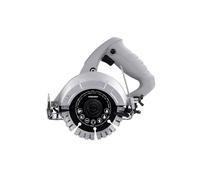 Werku WK400740, Sega Circolare Marmo-Pietra, Qualità Professionale, Potenza 1250 W, Disco 125 mm, Grado 45°, Sistema Raffreddamento, Include Disco Taglio e Tubo Acqua