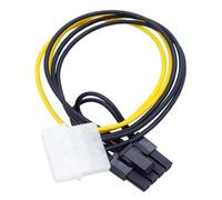 WERKWEN Cavo di alimentazione ausiliario GPU con connettore Drive per | Desktop Repair Adapter Wire, PVC Isolato Corpo, Terminali Metallici, 22 Cm