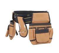 Werkzeuggürtel, 23 Taschen Multifunktionale Oxford Stoff Werkzeugtasche, Gürteltasche für Elektriker, Verstellbar und Abnehmbar, Komfortabel für Herren