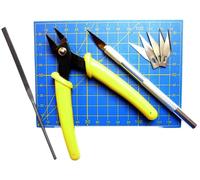 Werkzeugset per Modellismo-Plastica Strumento Modelbauset Opaco MS09