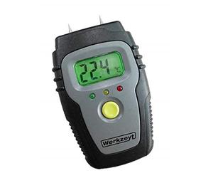 Werkzeyt - B29820 Misuratore di umidità per legno e materiali da costruzione, digitale