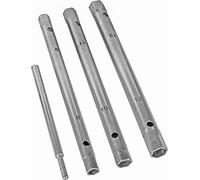 Werkzeyt ZYT186 ZYT186-Set Pezzi, con Chiavi a Tubo e Perno Girevole, Facile rubinetti su lavabo e lavandino, Utensili per Il Montaggio, Installazione sotto Il Tavolo, Argento, 4-teilig