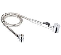 Werkzeyt Set doccia per lavabo, doccetta mobile con tubo flessibile per doccia, facile commutazione, include supporto da parete, nero opaco, soffione doccia per lavabo, soffione doccia di ricambio, SA141
