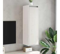 WERNBUPS Armadi da parete, 2 pezzi, bianco, 30 x 30 x 100 cm, in legno | Mobile sospeso, utilizzabile anche come mobile TV, libreria, lavabile con un panno umido
