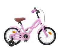 WERNBUPS Bicicletta moderna per bambini, 12 pollici, blu cielo, per 2-4 anni, con manubrio e sella regolabili, telaio in acciaio e forcella in acciaio, leva del freno classica per viaggi sicuri