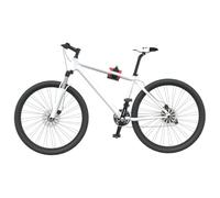 WERNBUPS Supporto pieghevole per bicicletta, montaggio a parete con morsetto regolabile per tubi di diametro 25-40 mm, gomma TPR antigraffio, adatto per mountain bike, bici da strada, bici da città e