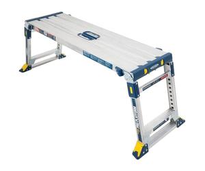 Werner 79023 Piattaforma di lavoro regolabile Pro Work & Access, argento, taglia unica