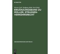 Werner Full Wolfgang Möh Ergänzungsband Zu Müller, Straßenve (Copertina rigida)