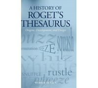 Werner Hüllen A History of Roget's Thesaurus (Copertina rigida)