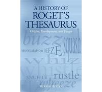 Werner Hüllen A History of Roget's Thesaurus (Tascabile)