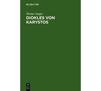 Werner Jaeger Diokles von Karystos (Copertina rigida)